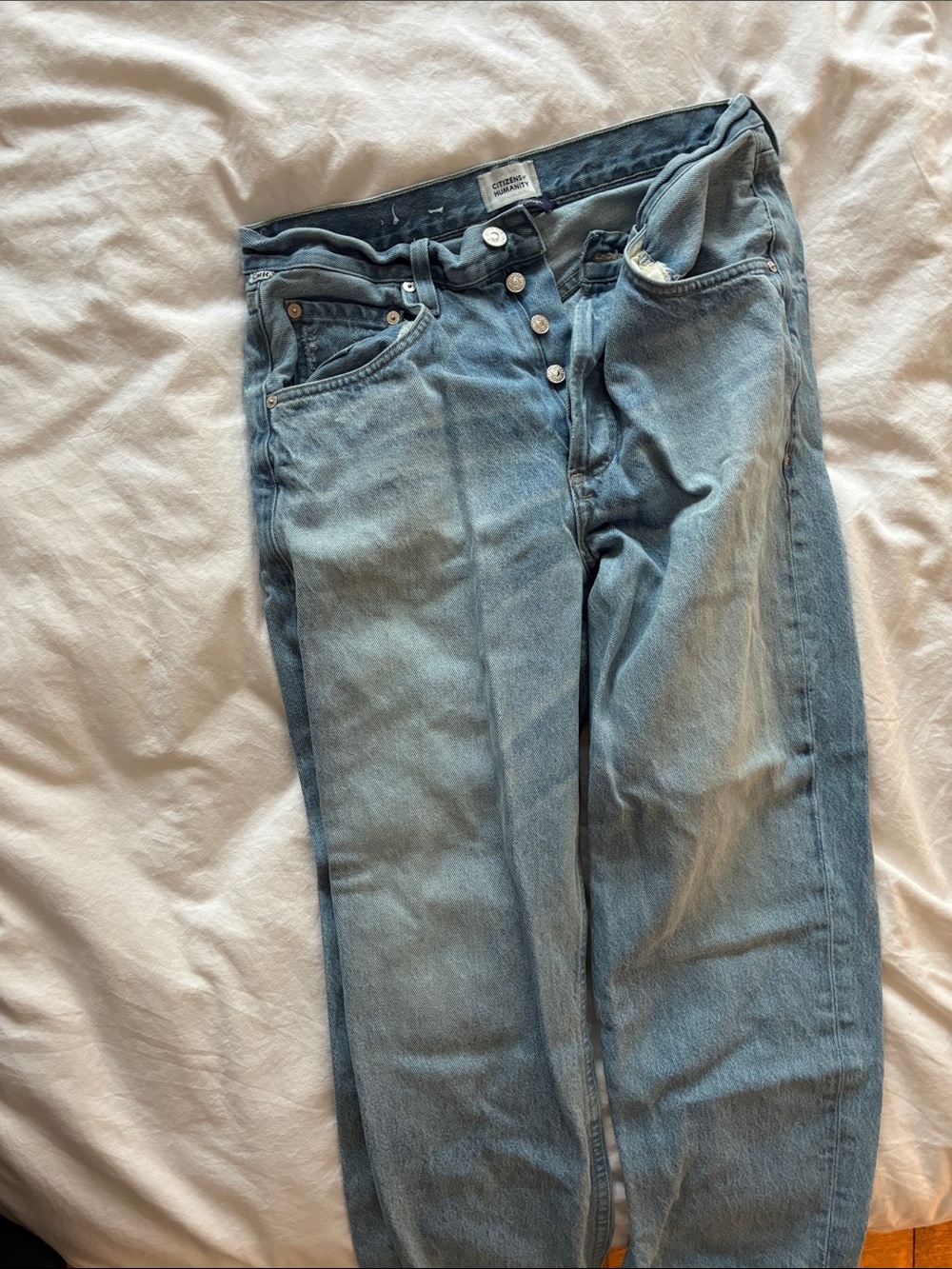 Citizens Of Humanity Light Blue Boyfriend Jeans